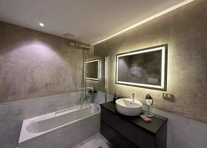 公寓 La Caletta Apartment- Panoramic Pool & Box Auto 布里维奥